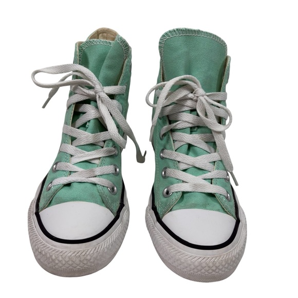 Converse All Star Chuck Taylor High Top Lace Up Teal Sneakers Shoes Womens 5 - Picture 3 of 9